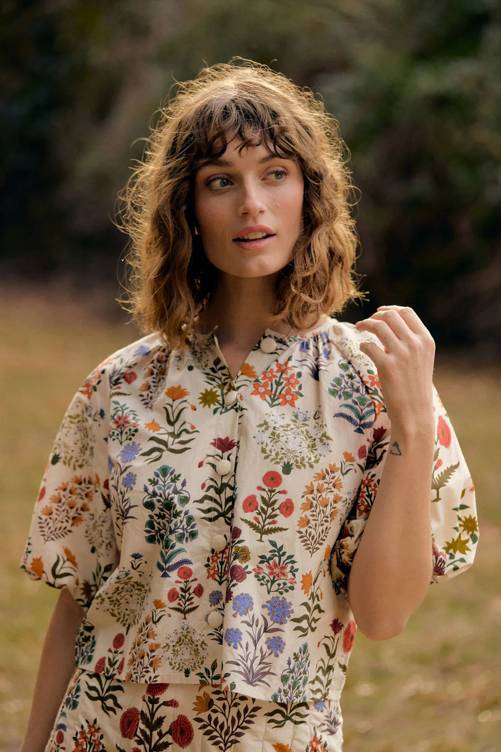 Freda Top in Garden of Wales