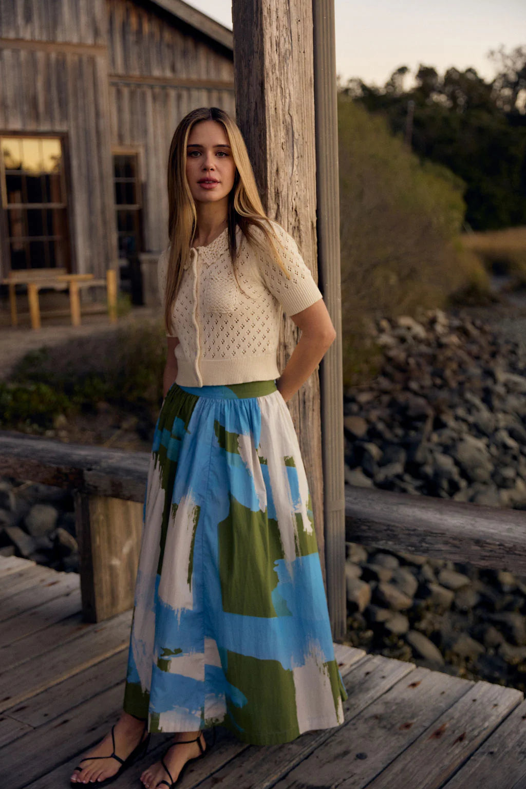Kit Skirt in Brushstroke