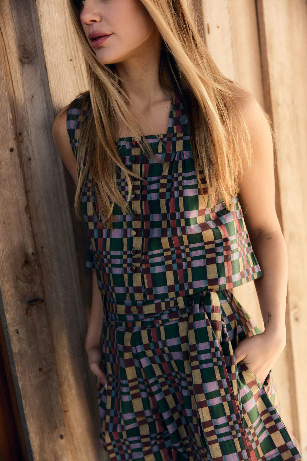 Nellie Top in Highland Mosaic