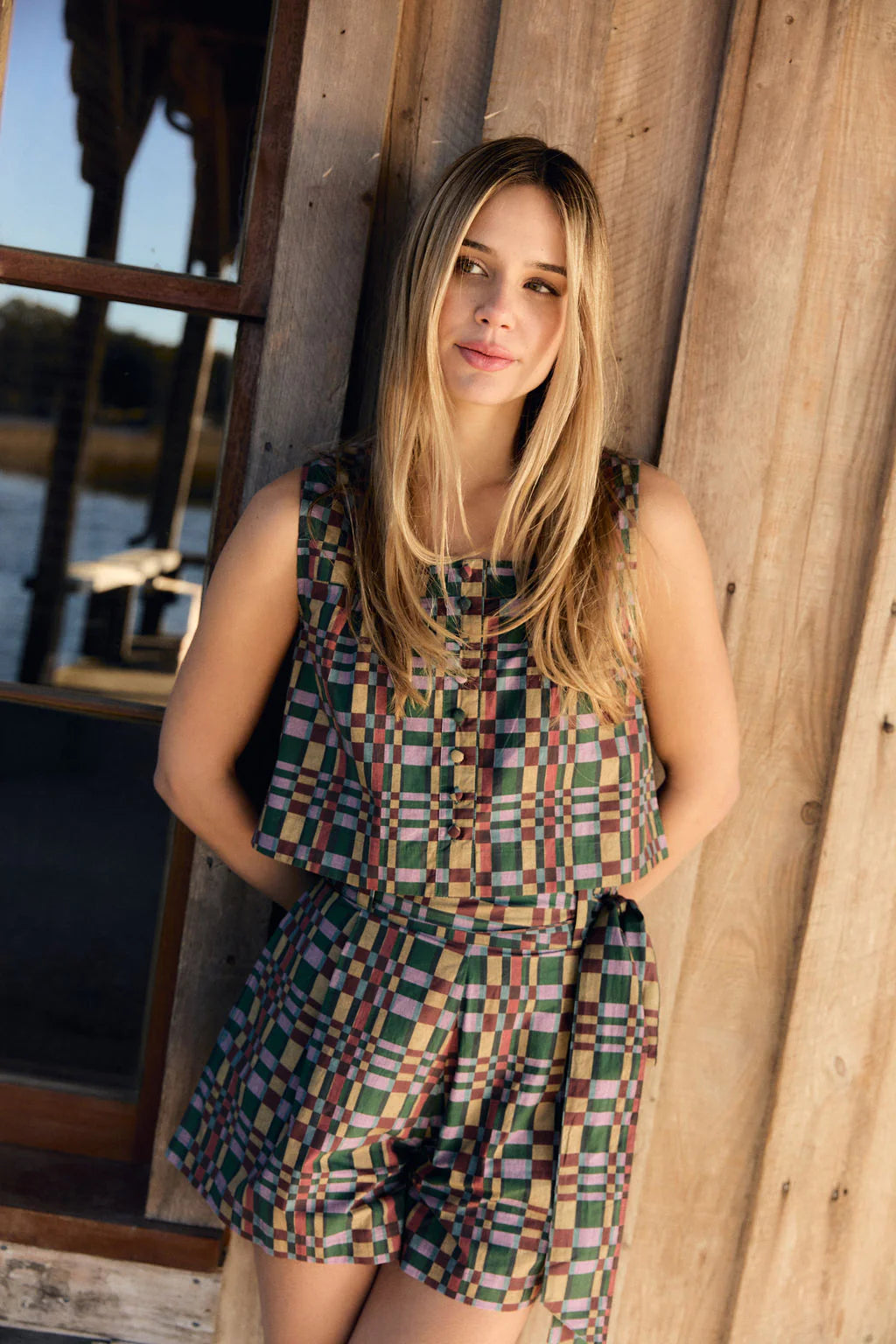 Nellie Top in Highland Mosaic