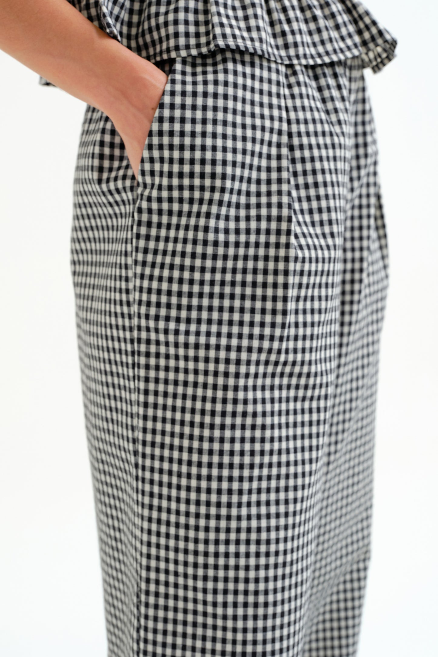 Gingham Sleeveless Top