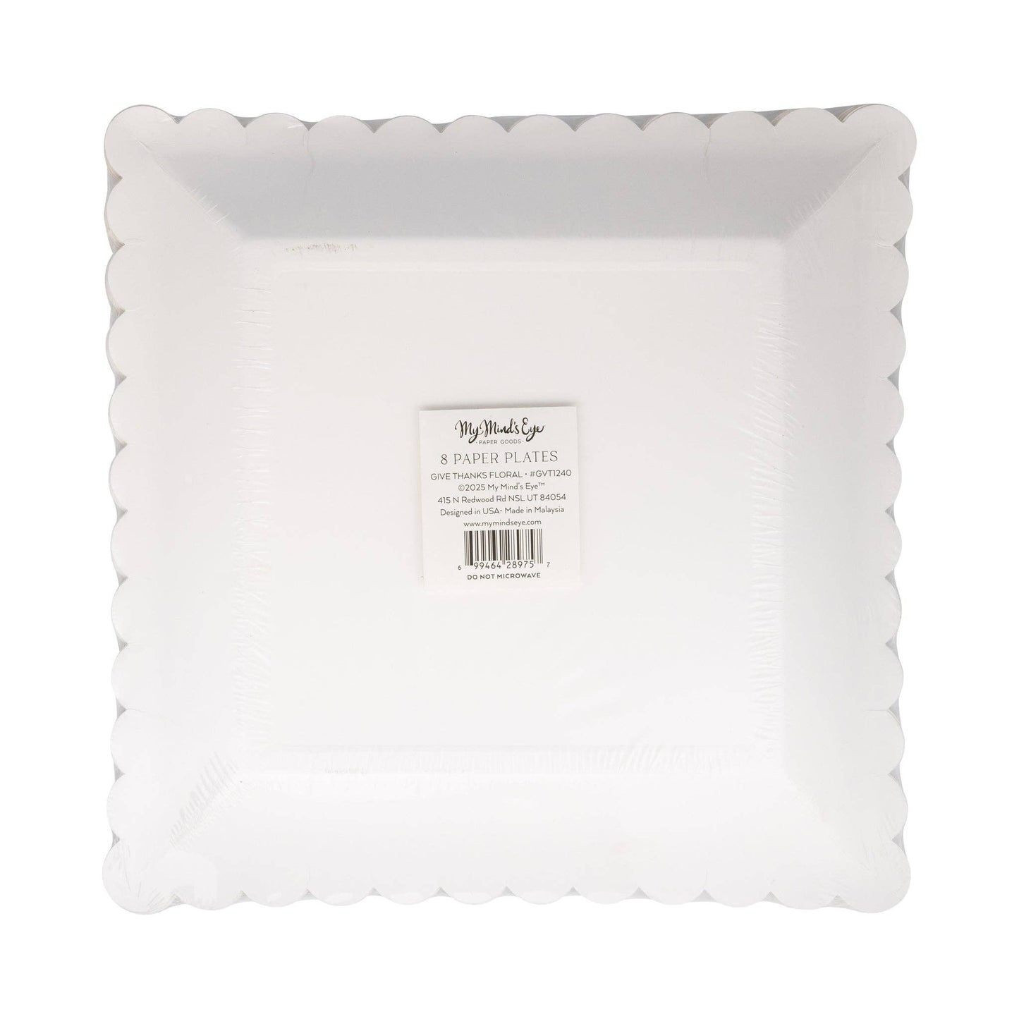 GVT1240 - Give Thanks Floral 90" Paper Plate