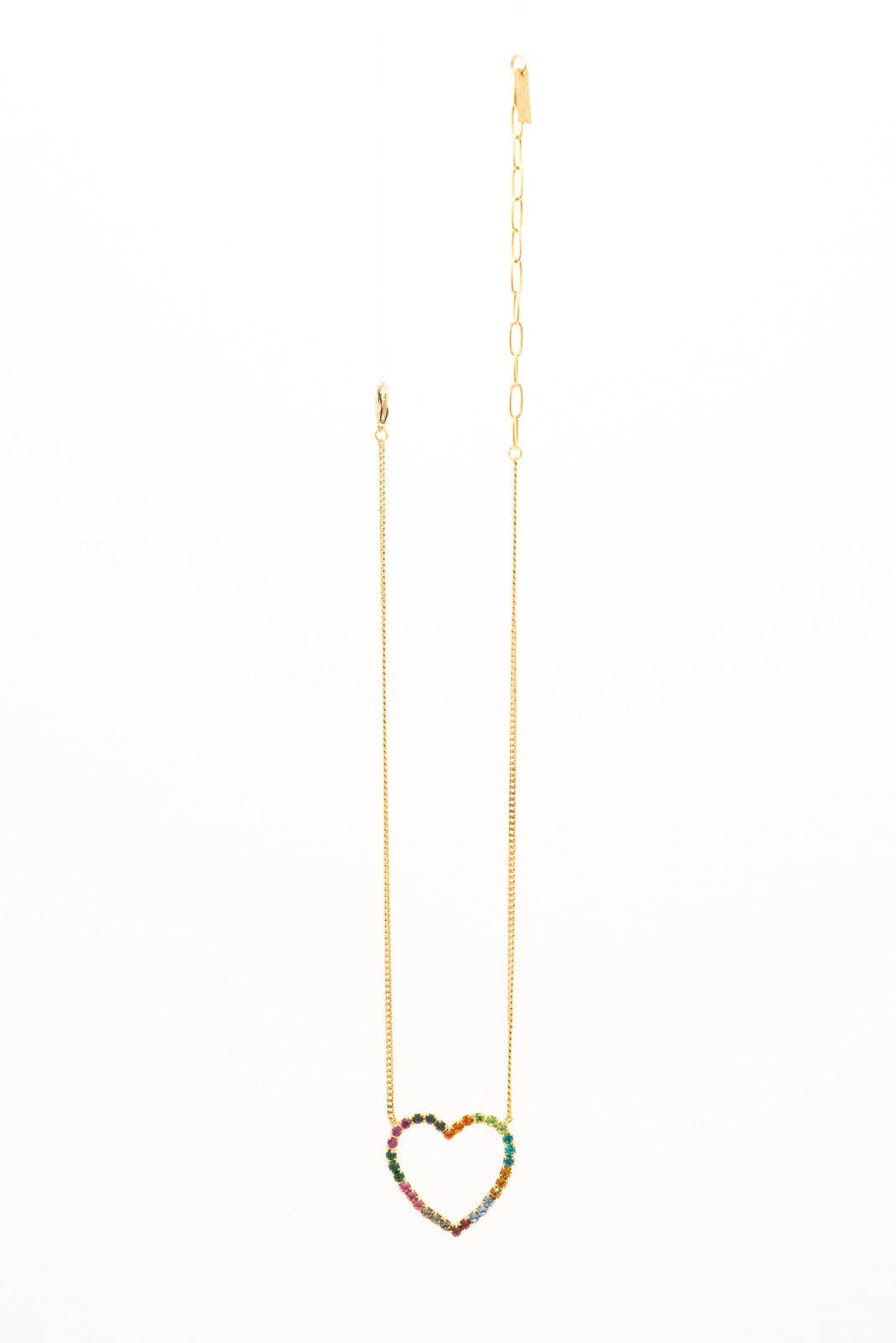 Mini Open Heart Necklace