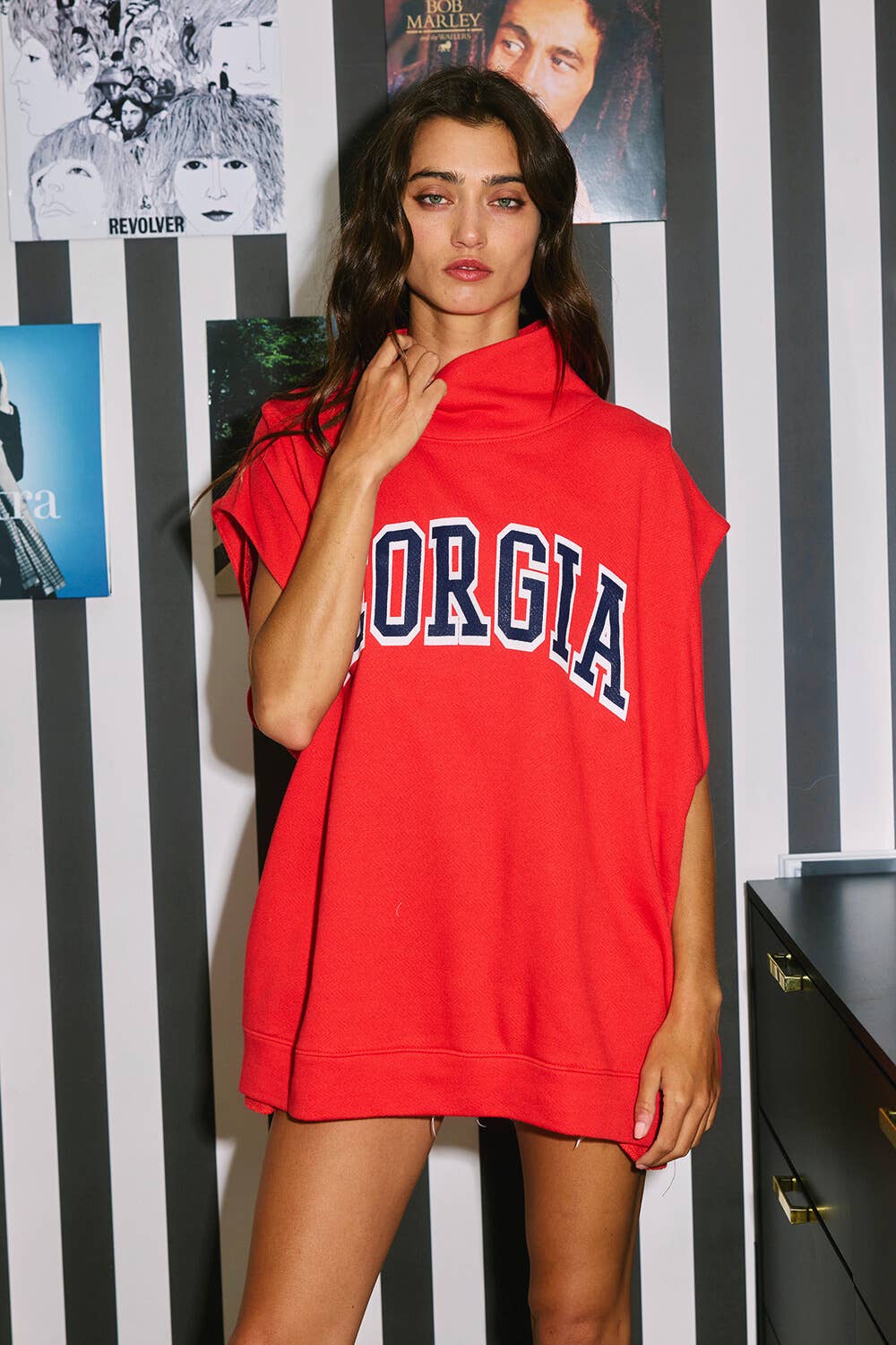 Georgia Oversized Muscle Capelet