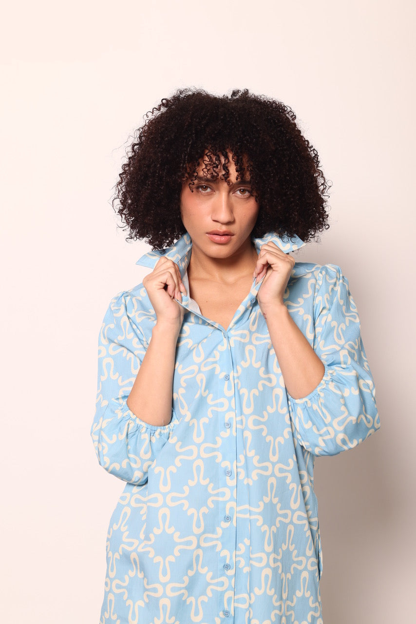 Ava Short Shirt Dress