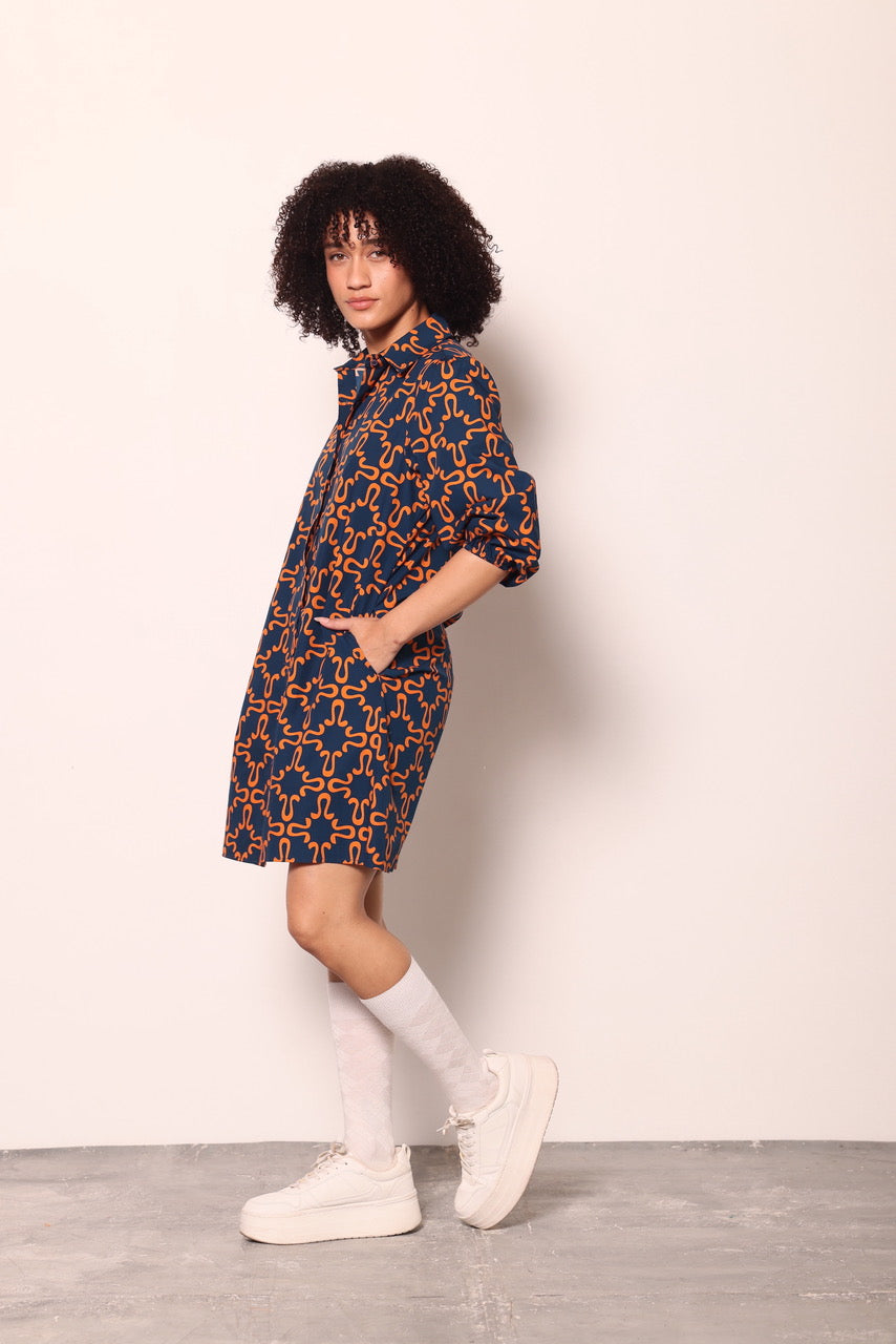 Ava Short Shirt Dress