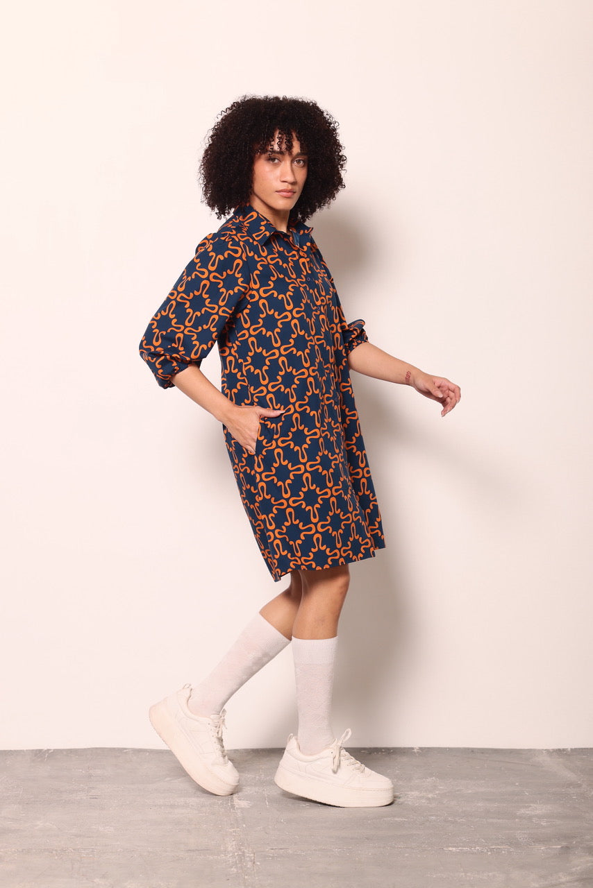 Ava Short Shirt Dress