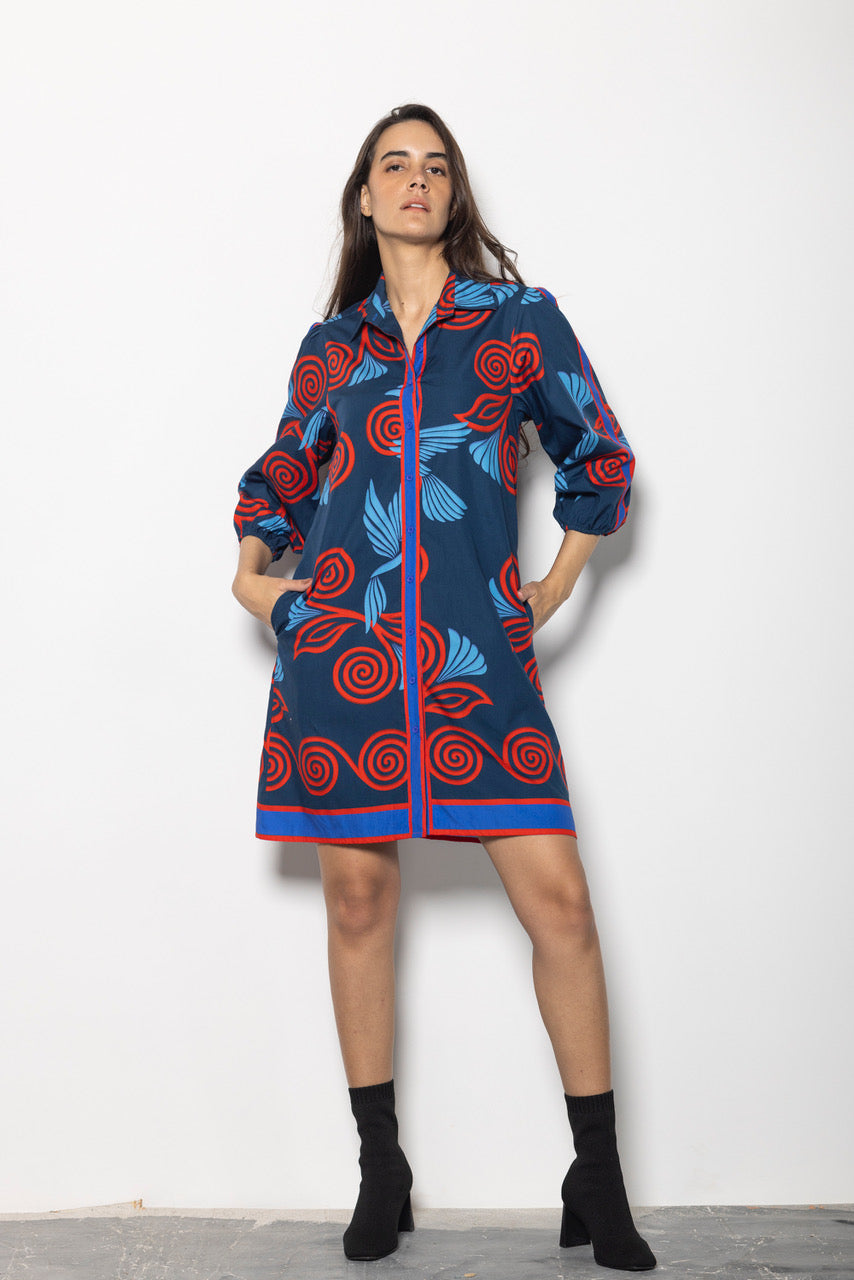 Ava Short Shirt Dress