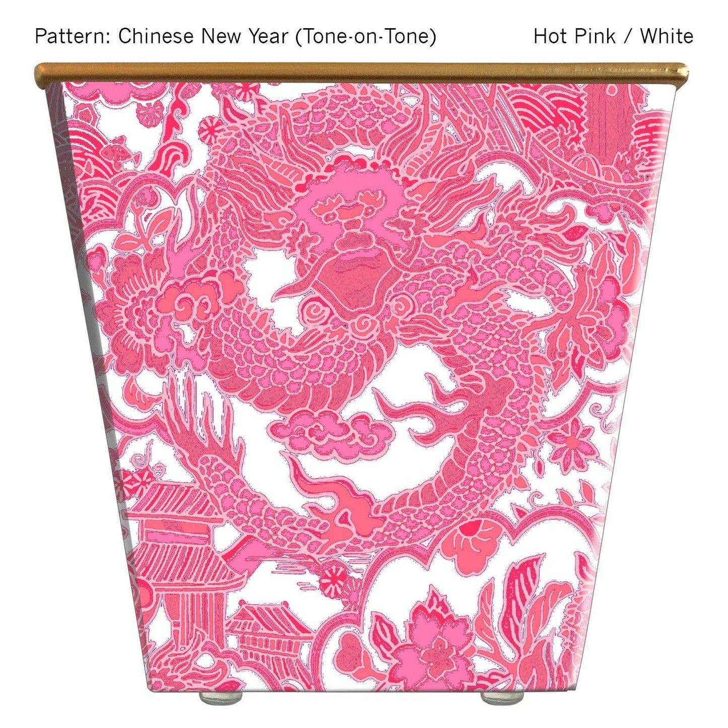 Chinese New Year (Tone-on-Tone) Cachepot Candle
