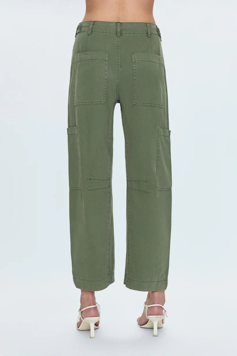 Sabrina Curved Utility Pants in Meadow