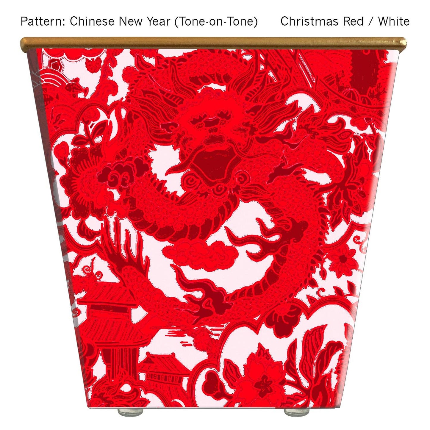 Chinese New Year (Tone-on-Tone) Cachepot Candle