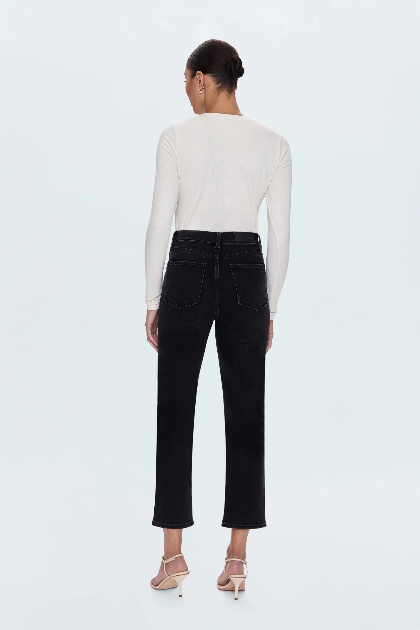 Charlie High Rise Classic Straight in Dark Midnight