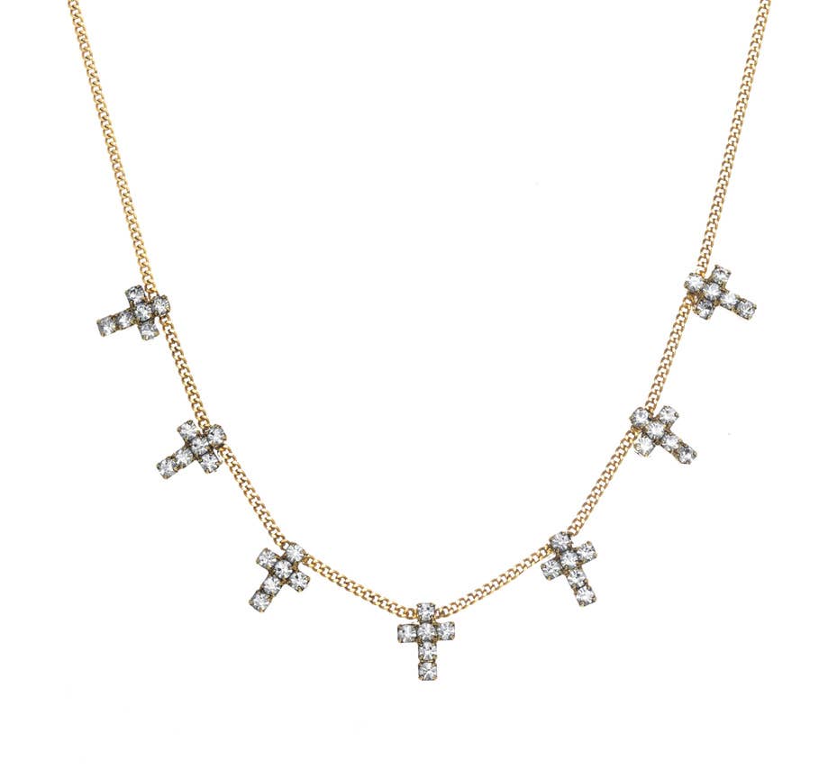 Multi Cross Necklace