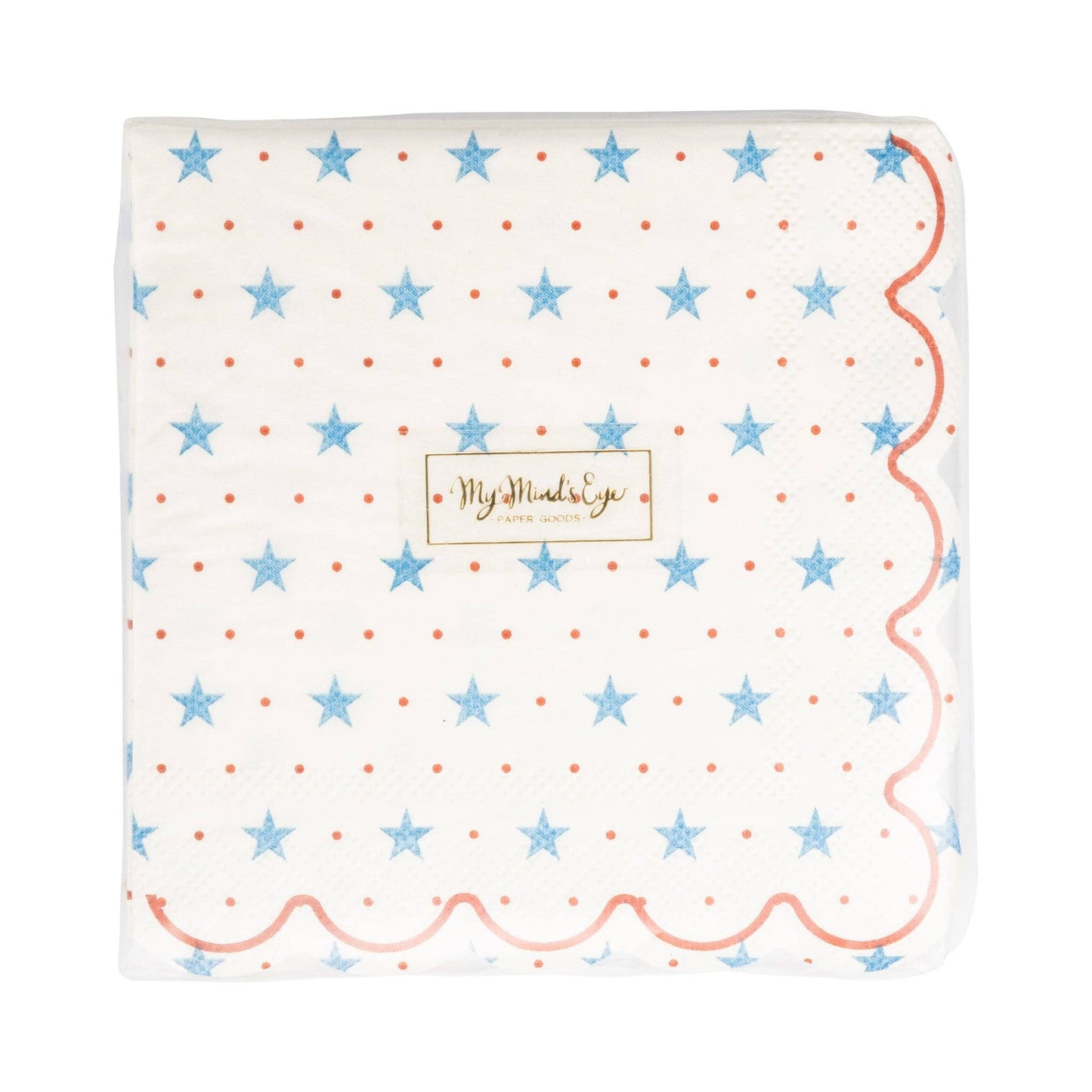 HAM1138 - Hamptons Petite Stars Cocktail Paper Napkin