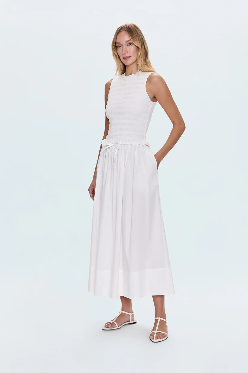 Noelle Poplin Maxi Skirt