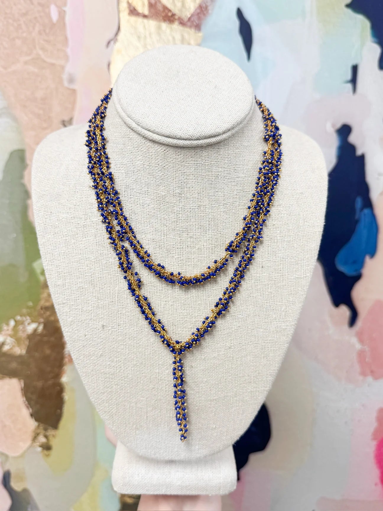 Cluster Rosary Necklace