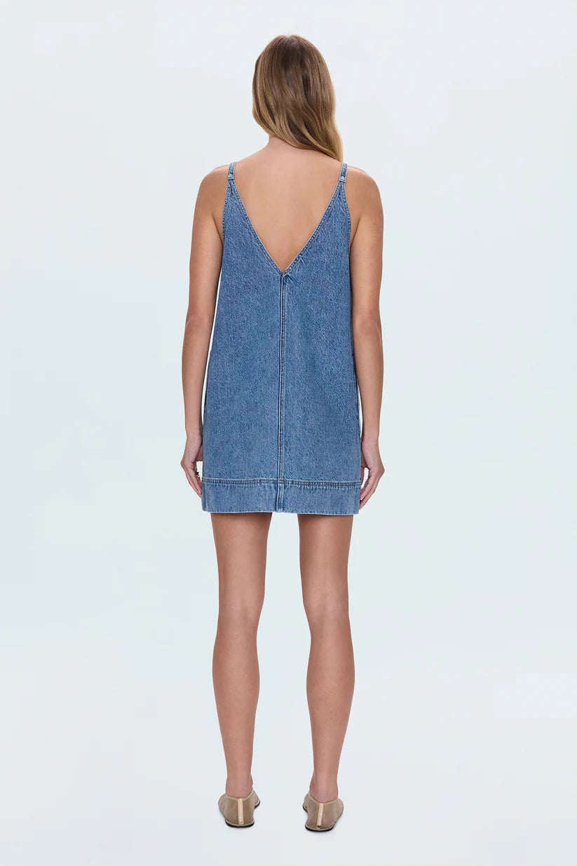 Tavi Pop Over Dress in Palms