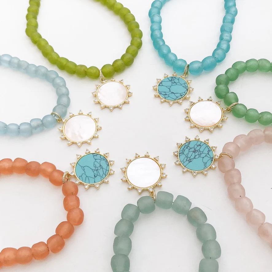 Large Glass Bead Necklace
