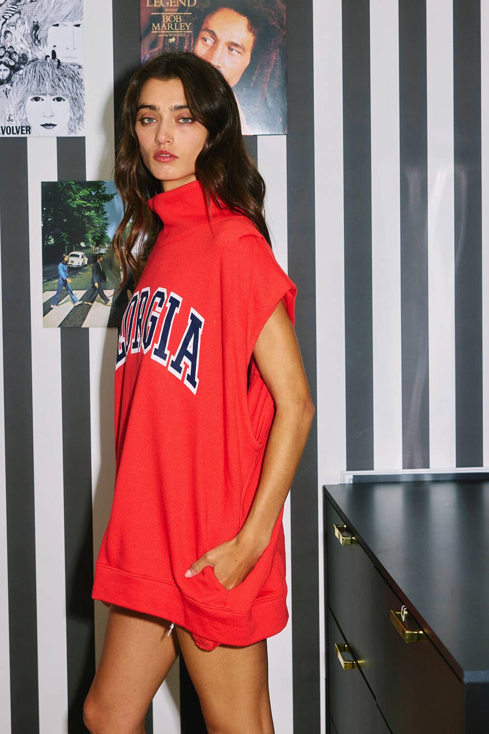 Georgia Oversized Muscle Capelet