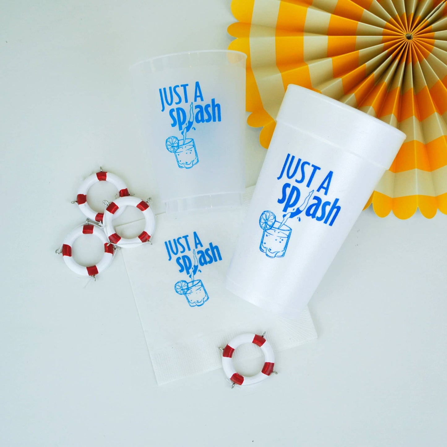 20oz. Styrofoam Cup 10 Pack Sleeve {Just a Splash}