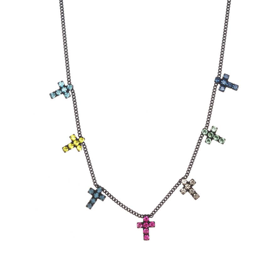 Multi Cross Necklace