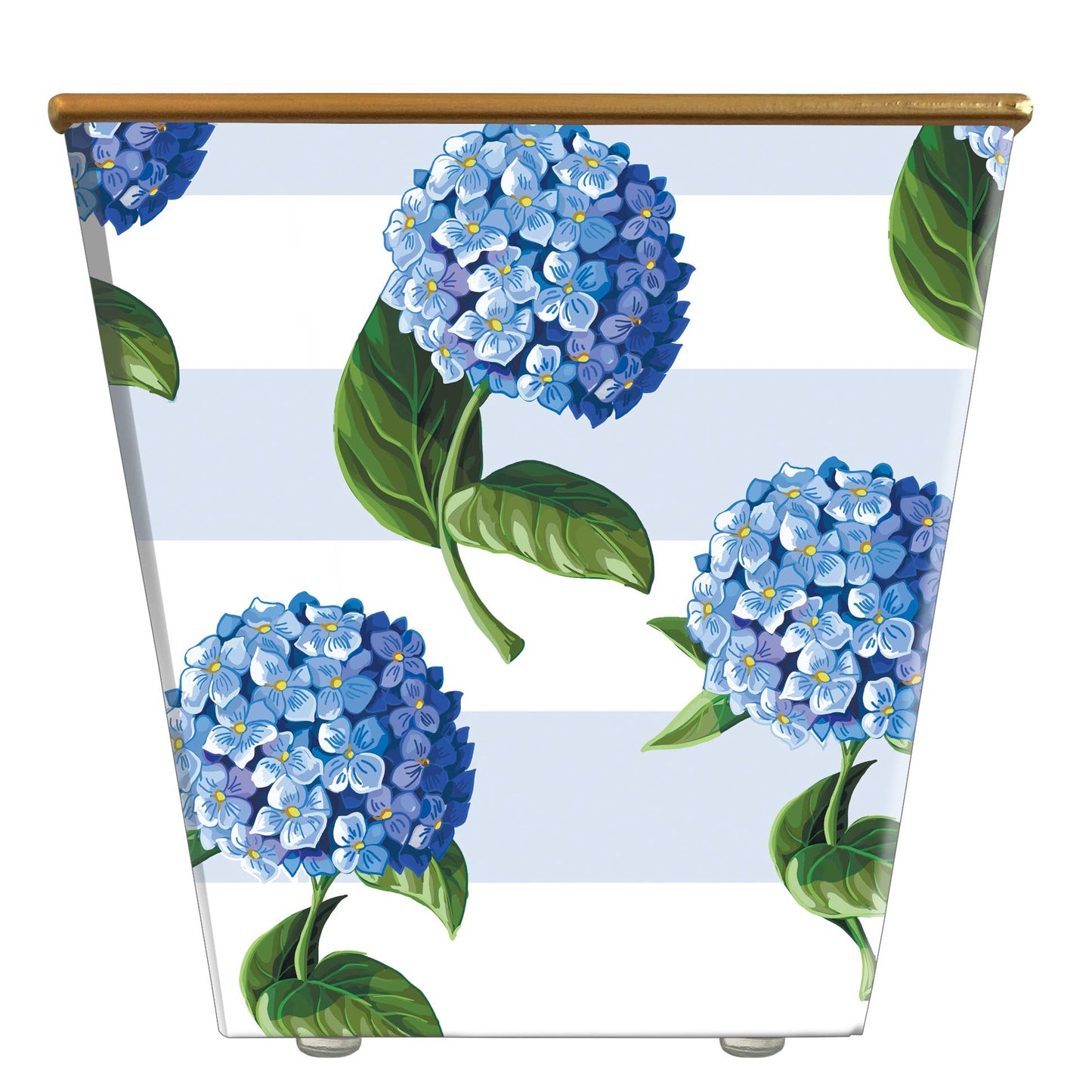WHH Hydrangeas Stripe: Cachepot Container Only