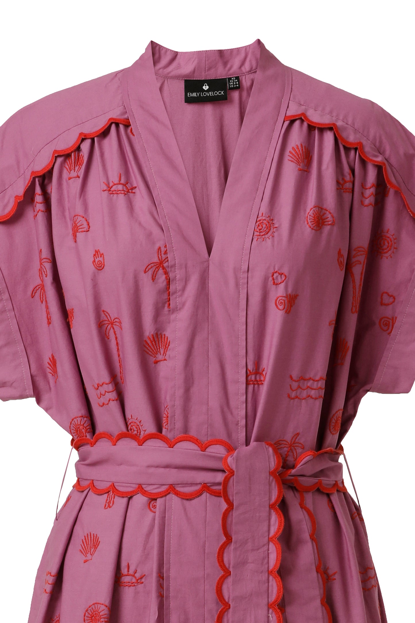 Adley Dress in Mulberry