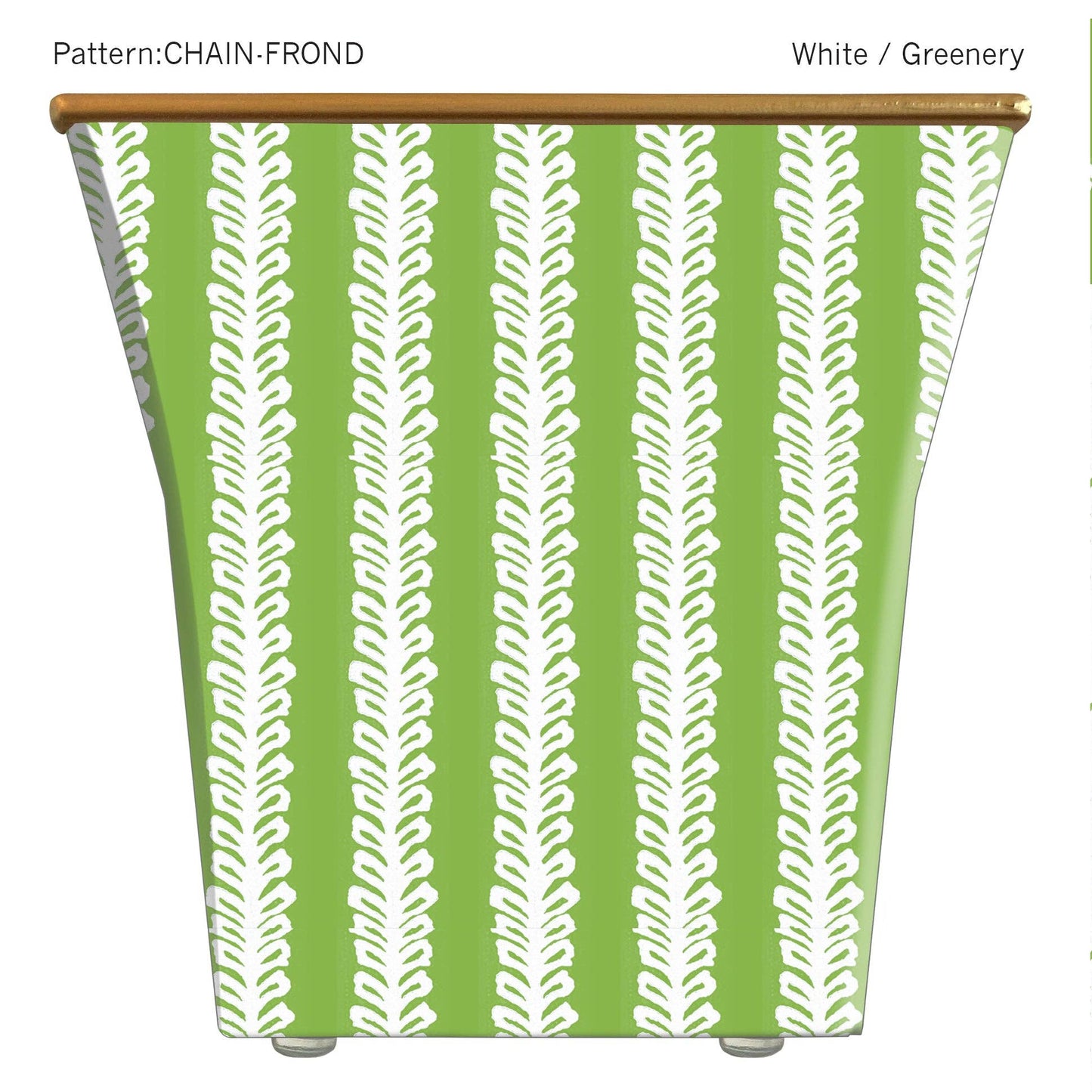Chain Frond Cachepot Candle