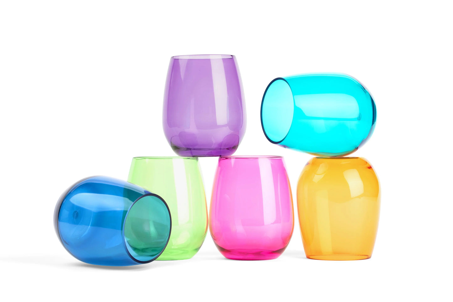 POP Boxed Stemless Acrylic Set of 6