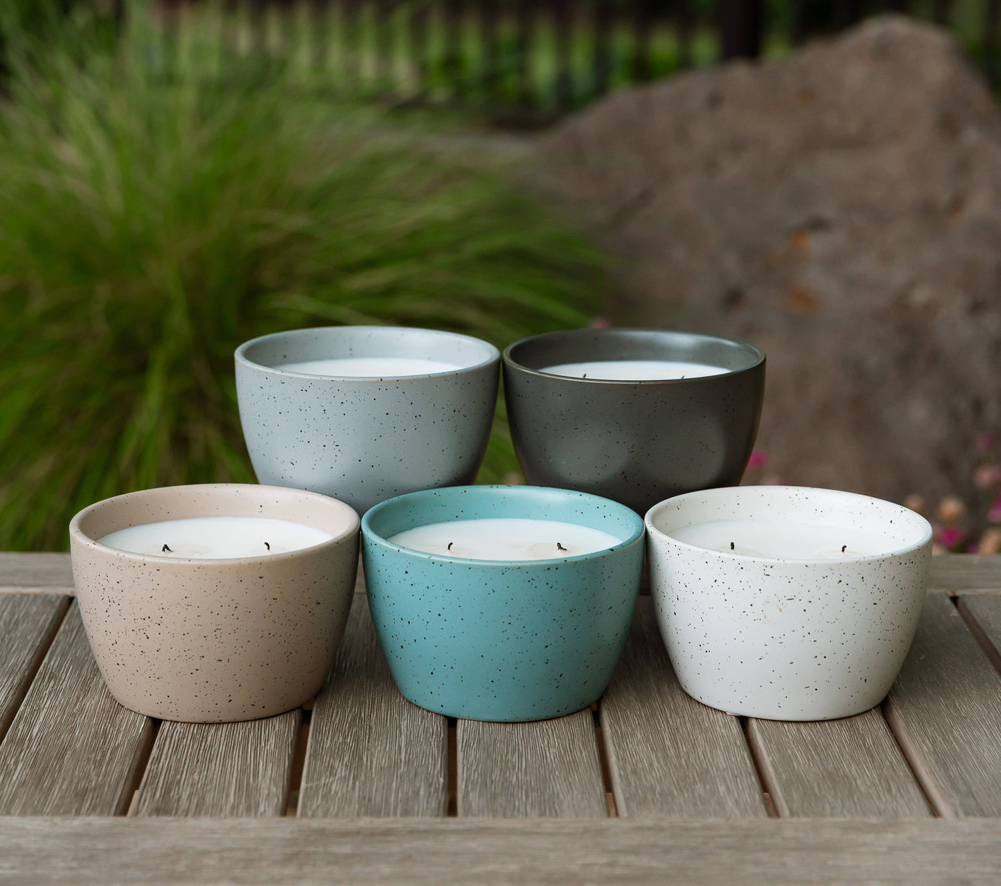 Palo Santo 13oz Two Wick Citronella Candle Limited Edition