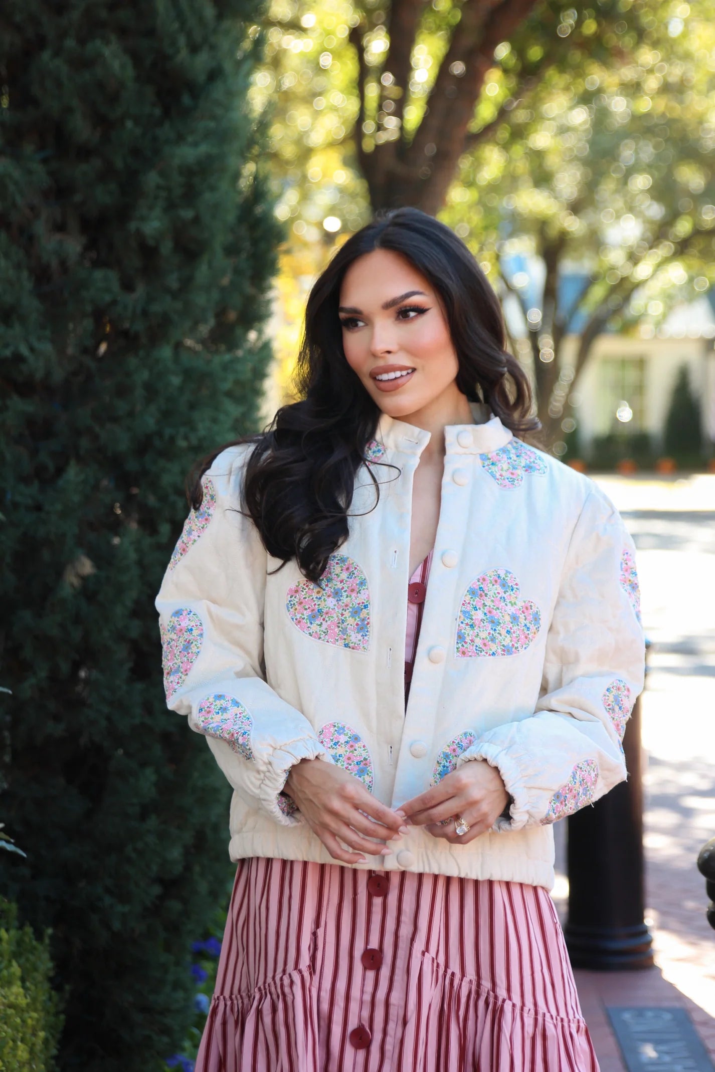 Vintage Floral Heart Jacket