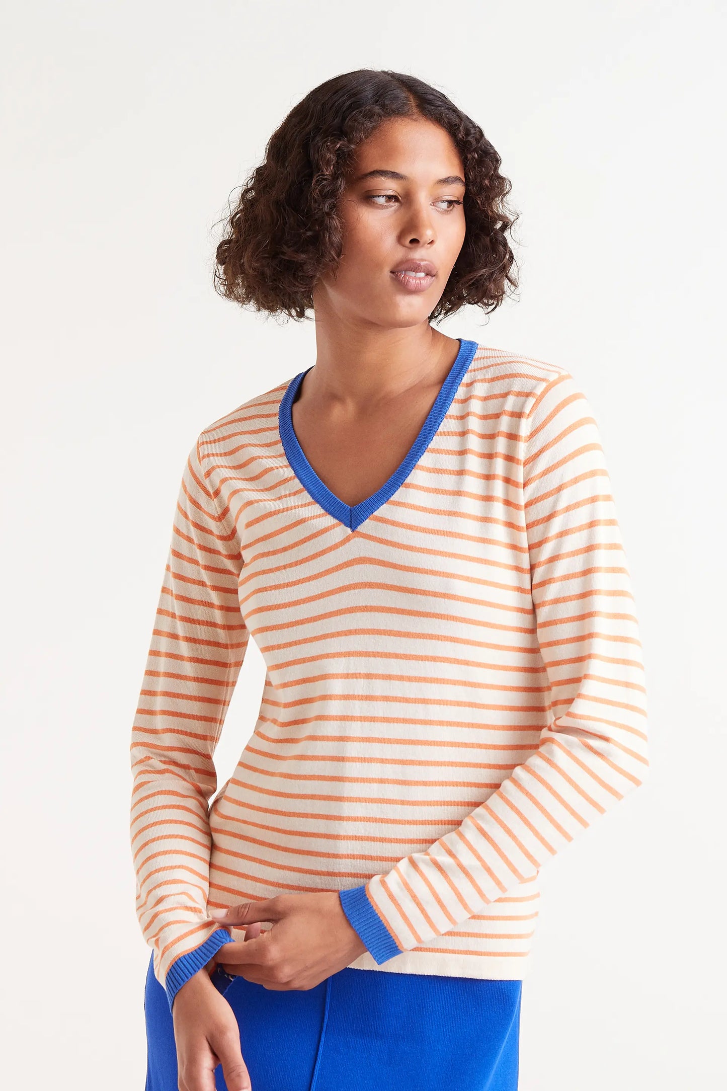 Striped Lightweight Sweater