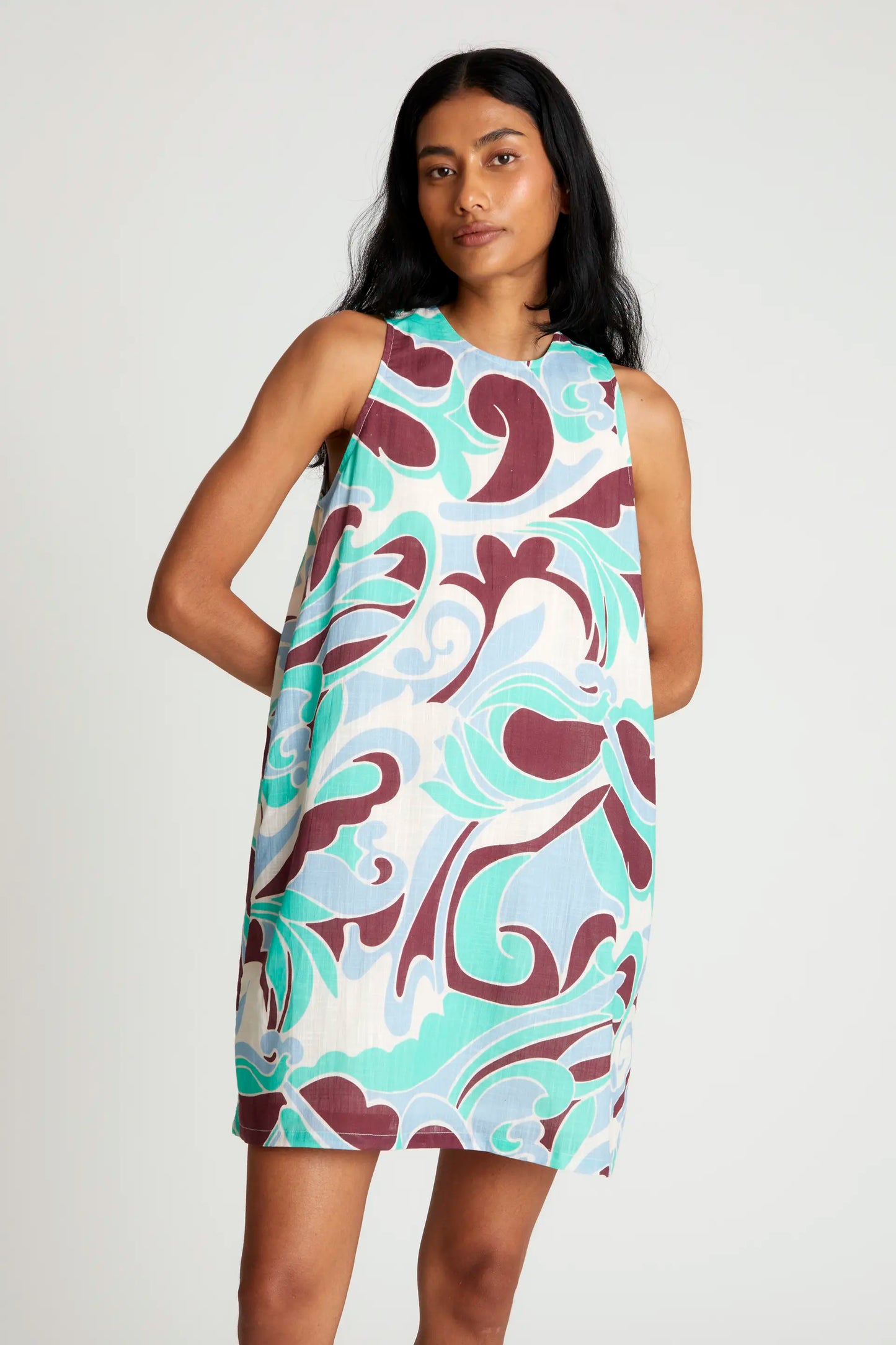 Yarrow Printed Short Dress