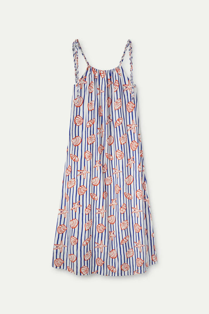 Nemo Smocked Midi Dress
