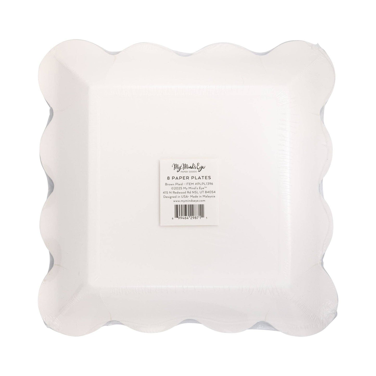 PLPL1396 - Dark Plaid Plate