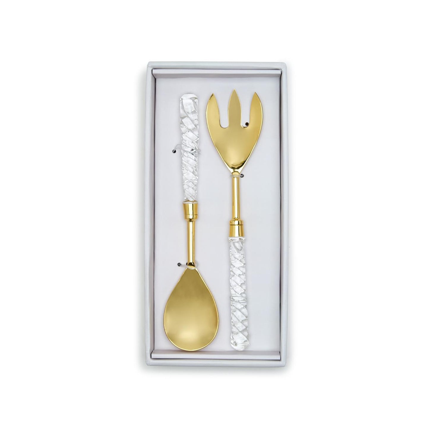 Crystal Clear Set of 2 Servers in Gift Box
