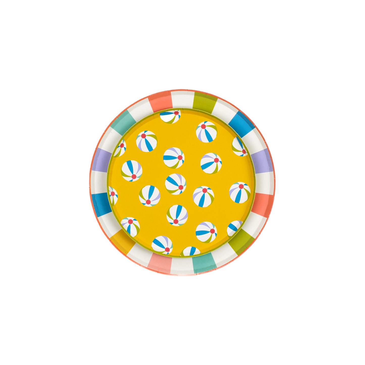 Summer Fun Assorted Dessert Paper Plates