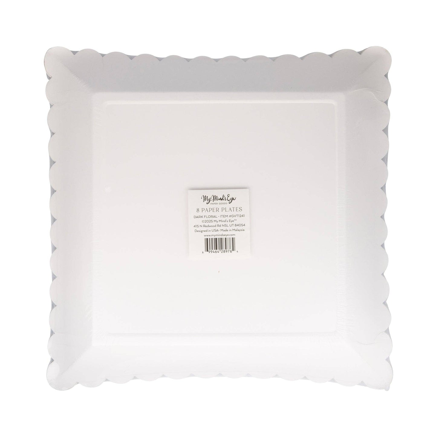 GVT1241 - Give Thanks Dark Floral 10" Paper Plate