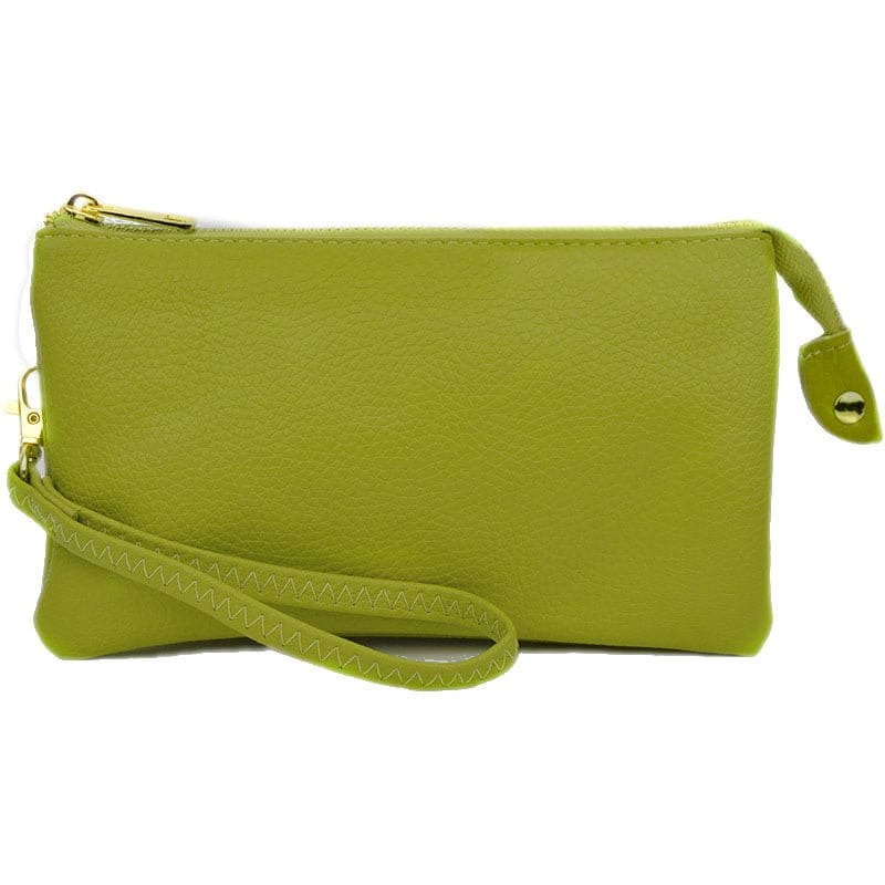 Leather Wristlet Crossbody