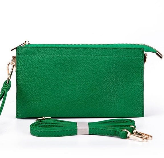 Leather Wristlet Crossbody