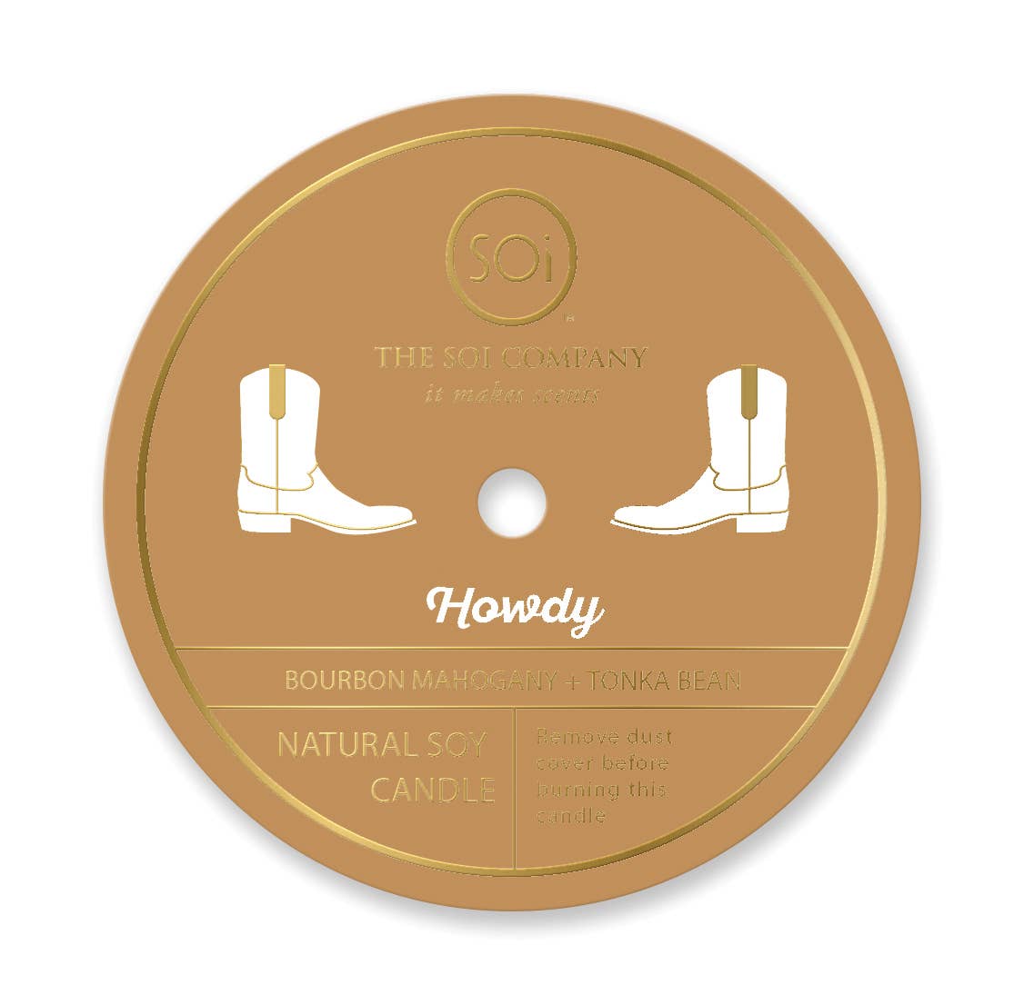 Howdy (Cowboy boot) Icon 12oz Candle