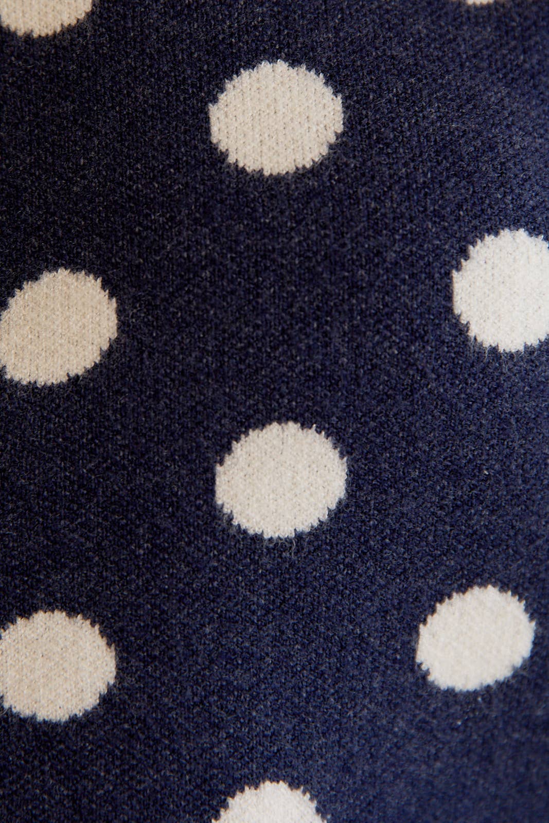Polka Dot Knit Cardigan