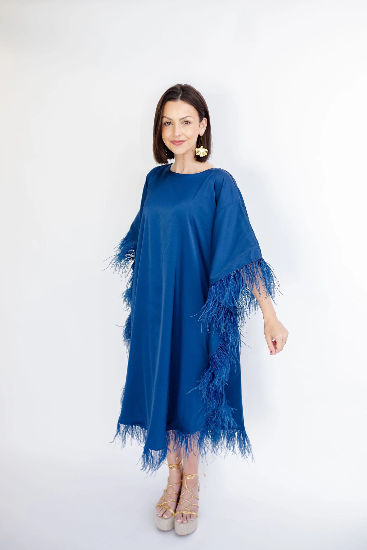 Cosmo Midi Dress in Iris
