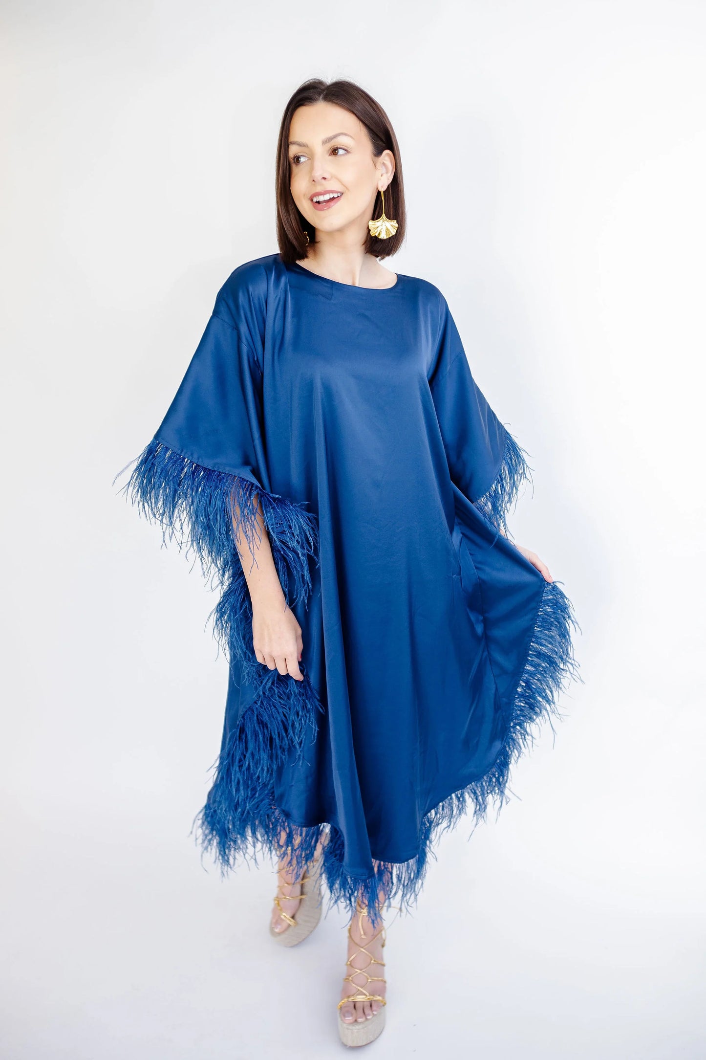 Cosmo Midi Dress in Iris
