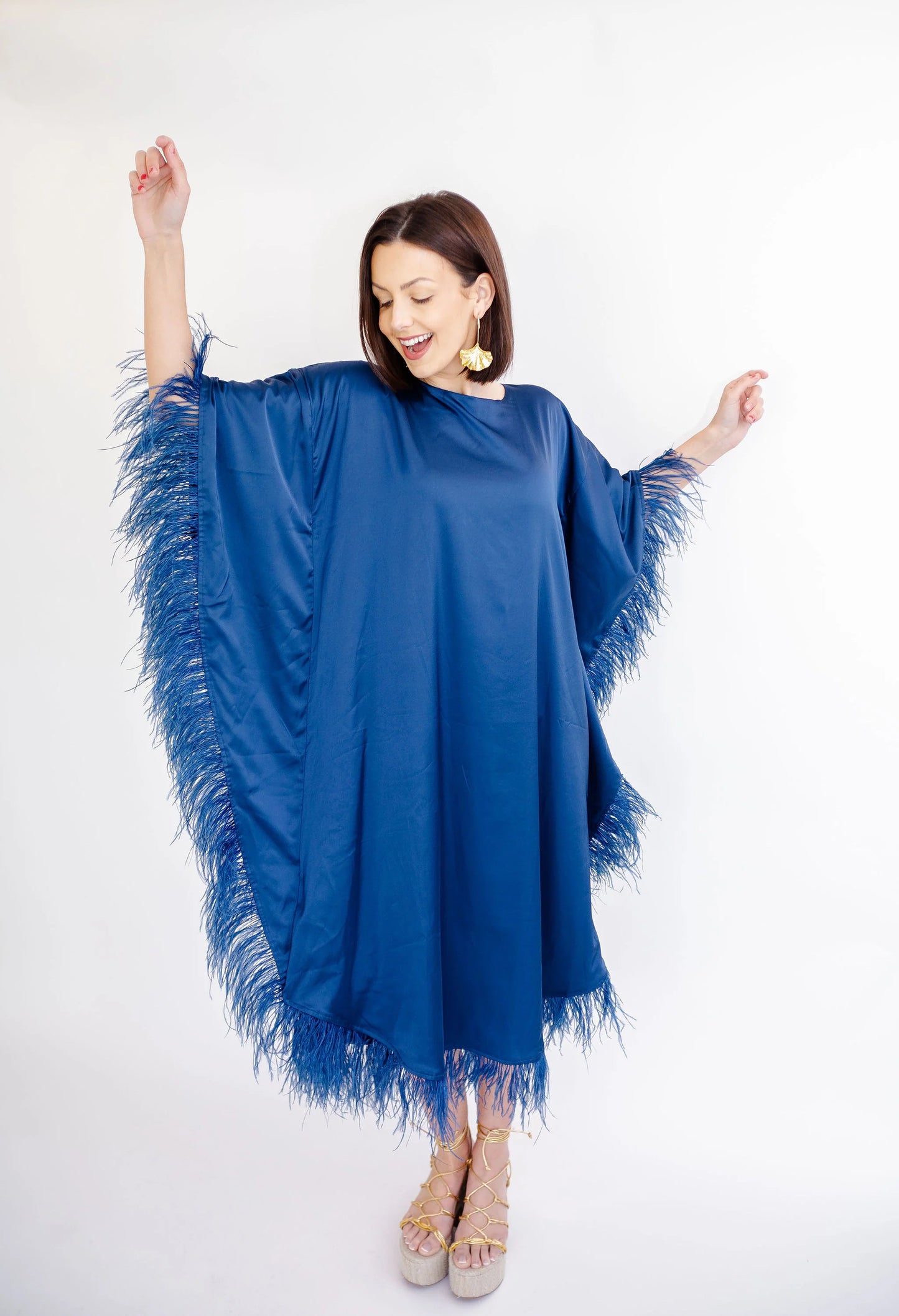 Cosmo Midi Dress in Iris