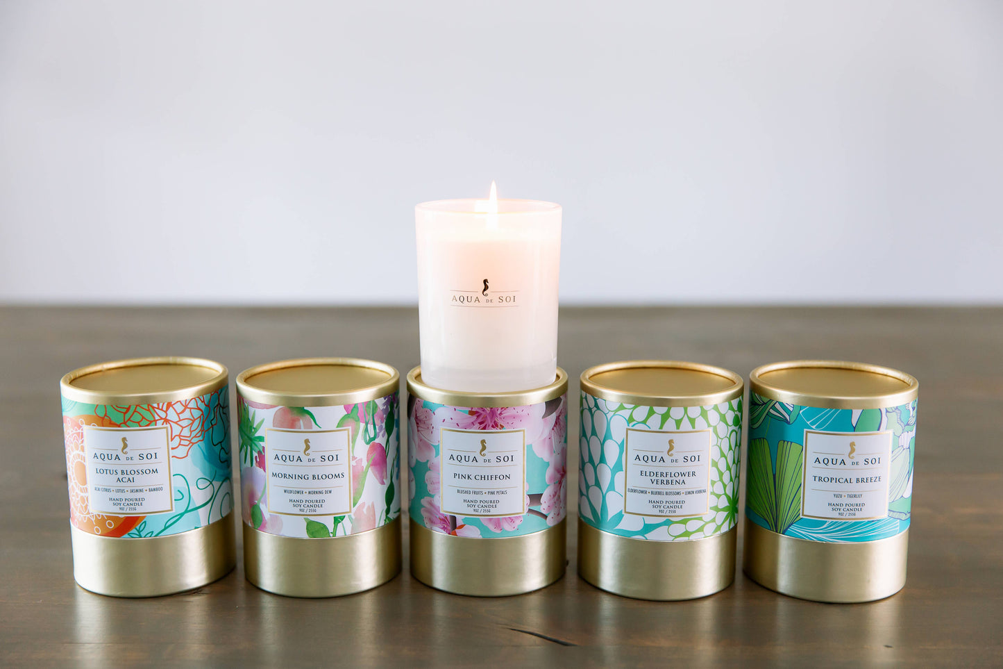 Lotus Blossom 9 oz Luxe Boxed Soy Candles