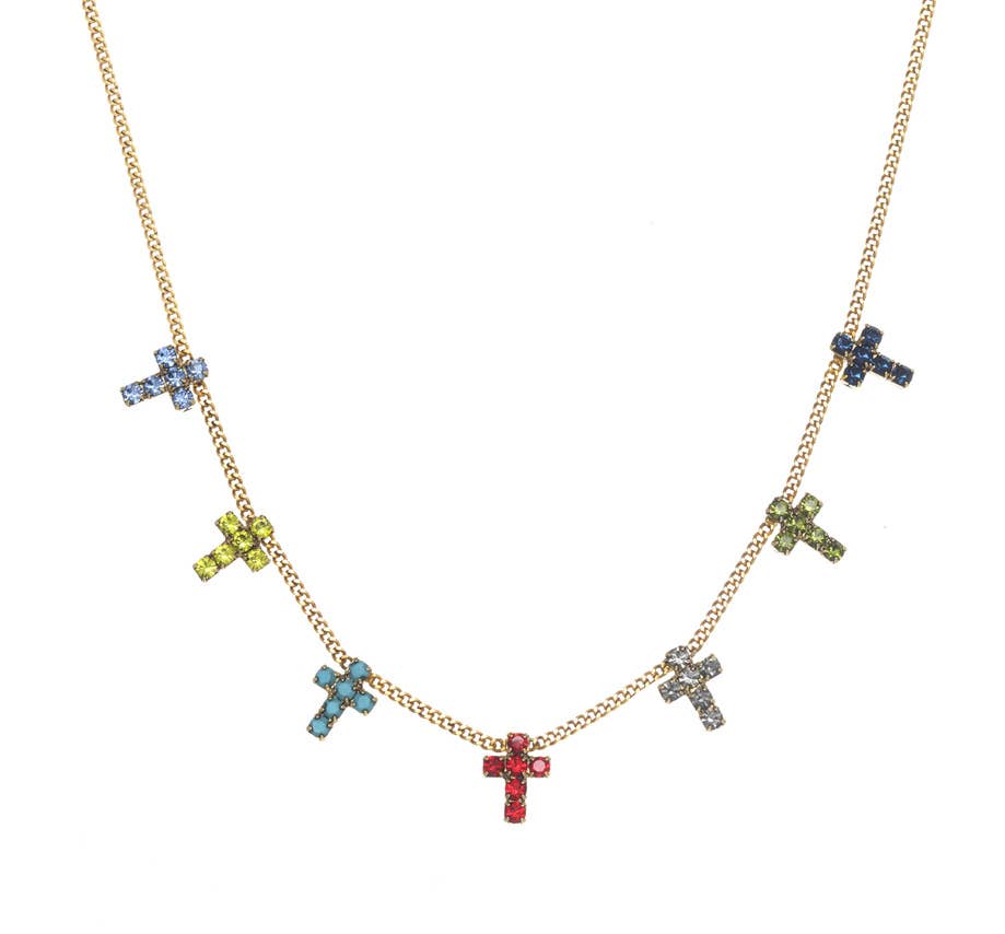 Multi Cross Necklace