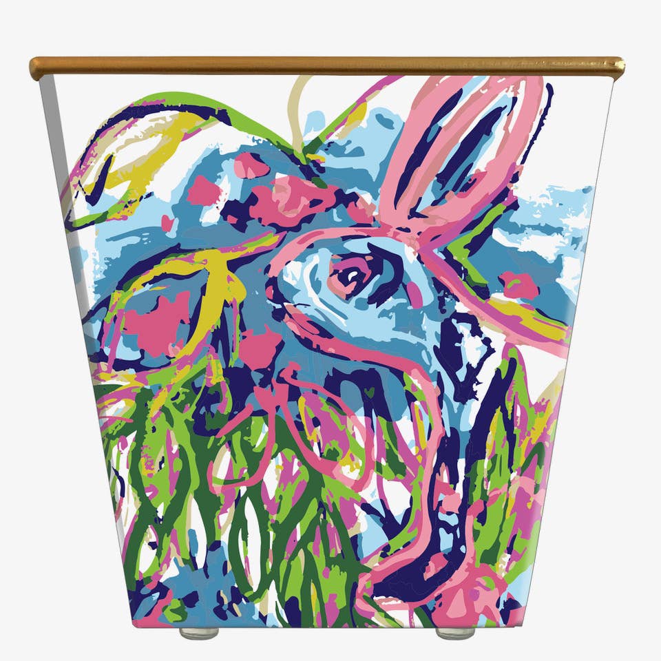 Robin Raymond A Bunny Day Cachepot Container Only