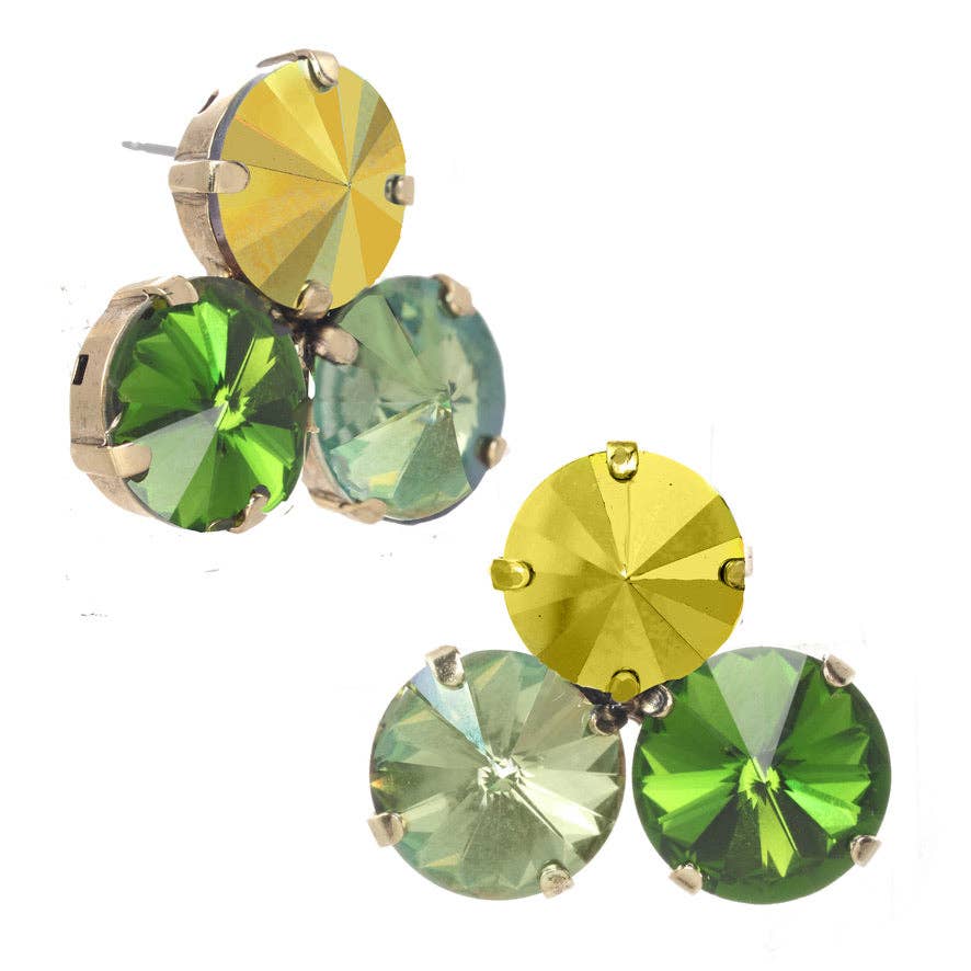Reya Earrings in Antique Gold