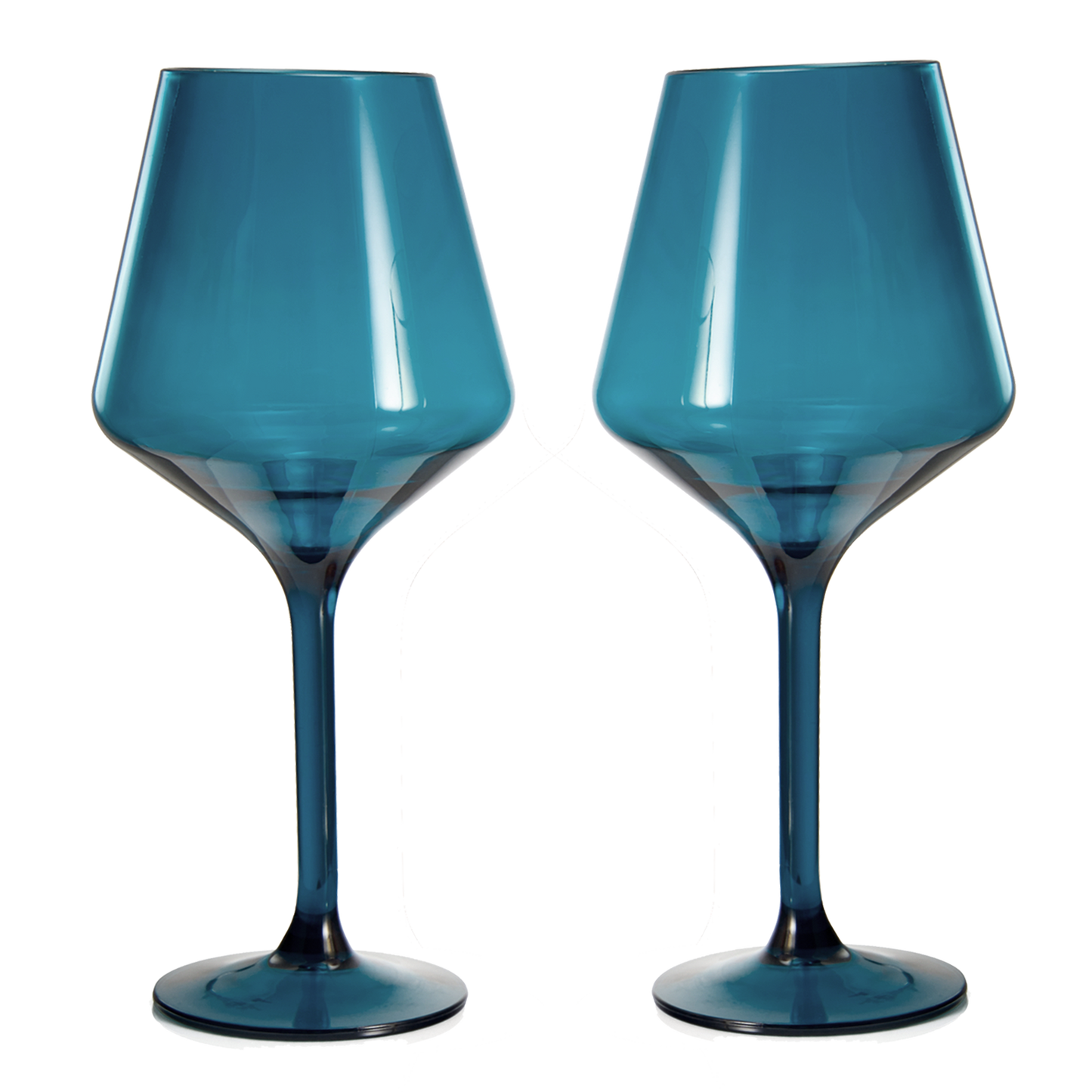Floating Acrylic Plastic Stemmed Wine Glass